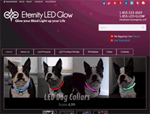 Tablet Screenshot of eternityledglow.com